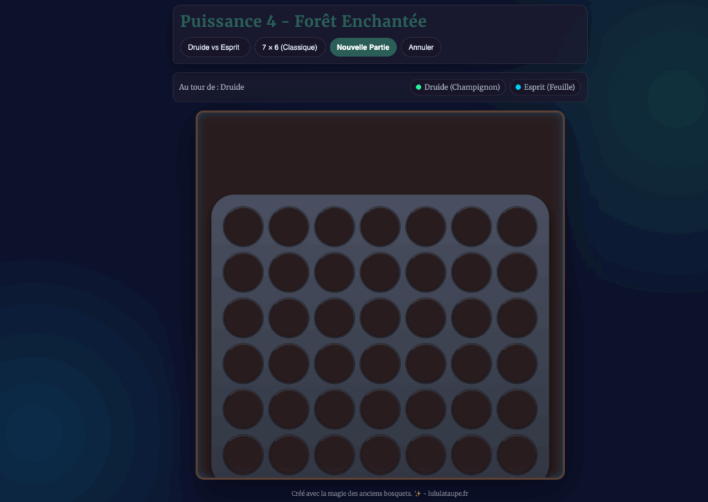 Puissance 4- jeu gratuit en ligne