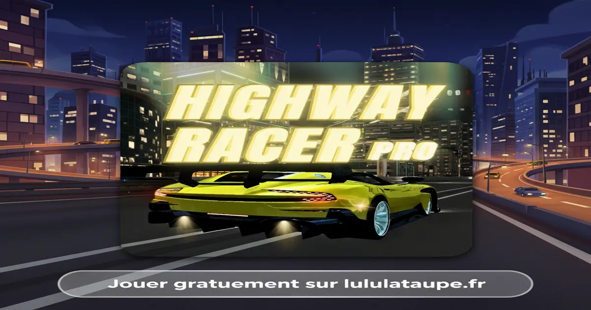 Gameplay screenshot of Highway Racer Pro