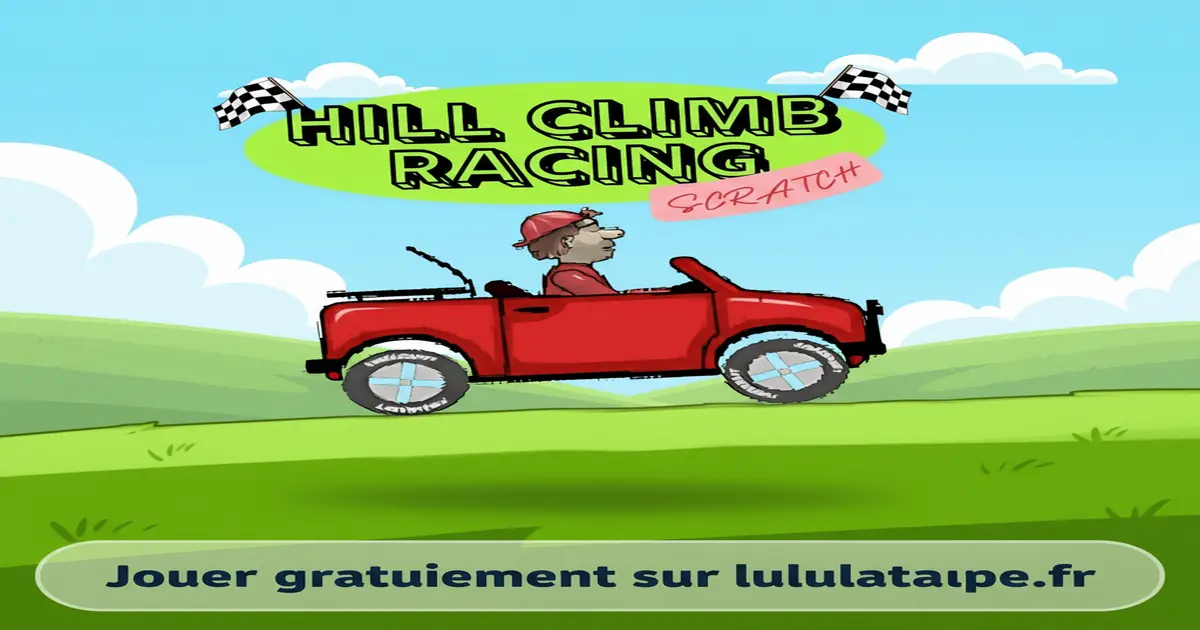 Gameplay screenshot of Hill Climb Racing Scratch