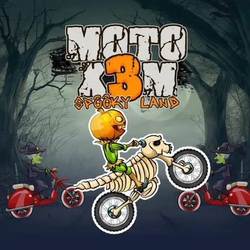 Moto X3M Spooky Land