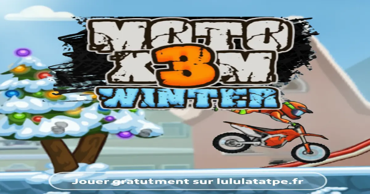 Gameplay screenshot of Moto X3M Winter