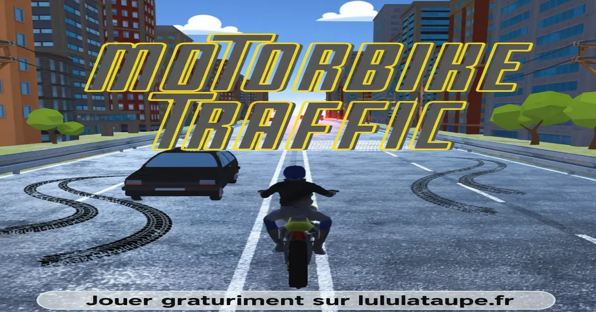 Gameplay screenshot of Motorbike Traffic