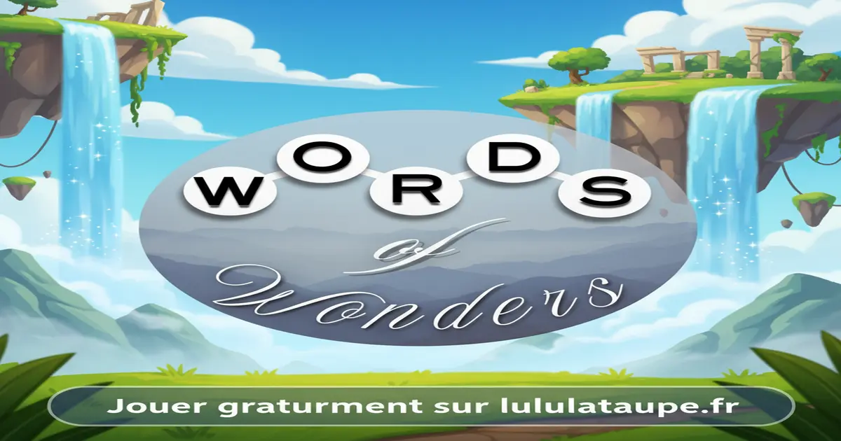 Gameplay screenshot of Words of Wonders