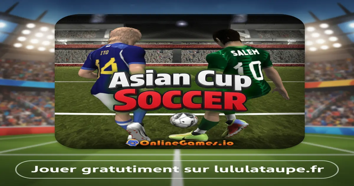 Gameplay screenshot of Asian Cup Soccer