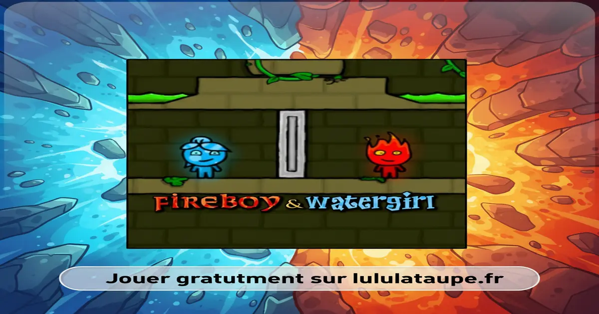 Gameplay screenshot of Fireboy and Watergirl